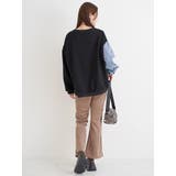 デニム切り替えロゴプルオーバー | Re-J＆SUPURE | 詳細画像9 