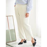 オフホワイト | 【Sasaki Mikiコラボ】裾スリットパールテーパードパンツ | Re-J＆SUPURE