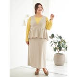 ベージュ | 【Sasaki Mikiコラボ】ペプラムジャンパースカート | Re-J＆SUPURE