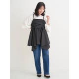 【WEB限定】シャーリングヘムキャミソール（無地・チェック柄） | Re-J＆SUPURE | 詳細画像5 