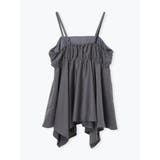 【WEB限定】シャーリングヘムキャミソール（無地・チェック柄） | Re-J＆SUPURE | 詳細画像23 