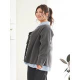 【Sasaki Mikiコラボ】ペプラムスポンディッシュニットカーディガン | Re-J＆SUPURE | 詳細画像30 