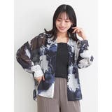 [SET]ぼかし柄シアーシャツ×タンクトップ | Re-J＆SUPURE | 詳細画像2 
