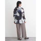 [SET]ぼかし柄シアーシャツ×タンクトップ | Re-J＆SUPURE | 詳細画像10 