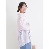 [SET]ストライプ柄シアーシャツ×タンクトップ | Re-J＆SUPURE | 詳細画像3 