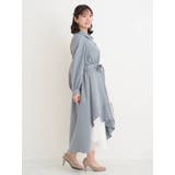 裾チュールアシメ切り替えシャツワンピース | Re-J＆SUPURE | 詳細画像4 