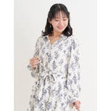 裾チュールアシメ切り替え花柄シャツワンピース | Re-J＆SUPURE | 詳細画像11 