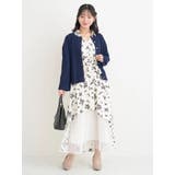 裾チュールアシメ切り替え花柄シャツワンピース | Re-J＆SUPURE | 詳細画像19 