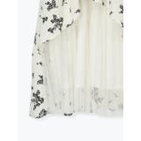 裾チュールアシメ切り替え花柄シャツワンピース | Re-J＆SUPURE | 詳細画像25 