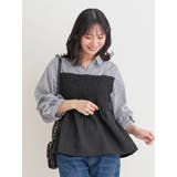 シャツドッキングトップス(無地/ストライプ柄/チェック柄) | Re-J＆SUPURE | 詳細画像1 