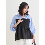 シャツドッキングトップス(無地/ストライプ柄/チェック柄) | Re-J＆SUPURE | 詳細画像16 