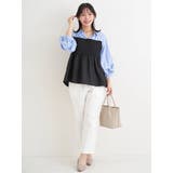 シャツドッキングトップス(無地/ストライプ柄/チェック柄) | Re-J＆SUPURE | 詳細画像26 