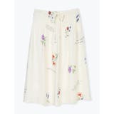 花柄プリントフレアスカート | Re-J＆SUPURE | 詳細画像1 