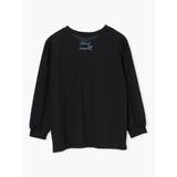 フラワーフォト×ロゴ刺繍ロングTシャツ | Re-J＆SUPURE | 詳細画像4 