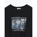 フラワーフォト×ロゴ刺繍ロングTシャツ | Re-J＆SUPURE | 詳細画像5 