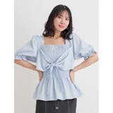 シャーリングリボンブラウス | Re-J＆SUPURE | 詳細画像11 