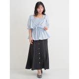 シャーリングリボンブラウス | Re-J＆SUPURE | 詳細画像12 