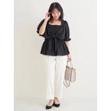 シャーリングリボンブラウス | Re-J＆SUPURE | 詳細画像20 