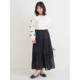 シフォンプリーツティアードスカート | Re-J＆SUPURE | 詳細画像17 