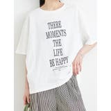 オフホワイト | ロゴプリントTシャツ | Re-J&SUPURE