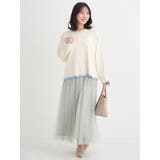 配色クルーネックカーディガン | Re-J＆SUPURE | 詳細画像11 