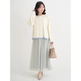 配色クルーネックカーディガン | Re-J＆SUPURE | 詳細画像12 