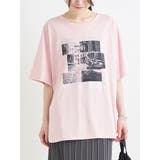 ペールピンク | 【キレサラ 機能Tシャツ】キャットフォトプリントTシャツ | Re-J&SUPURE