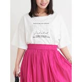 【キレサラ 機能Tシャツ】ラインストーン×フロッキーロゴTシャツ | Re-J＆SUPURE | 詳細画像3 
