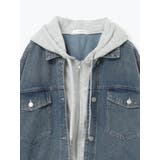 パーカーレイヤード風デニムジャケット | Re-J&SUPURE | 詳細画像12