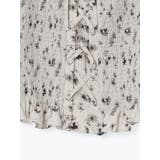 花柄シャーリングレースアップブラウス | Re-J＆SUPURE | 詳細画像14 