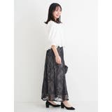 シャーリングレースアップブラウス | Re-J＆SUPURE | 詳細画像8 