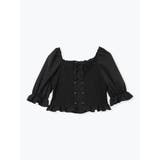 シャーリングレースアップブラウス | Re-J＆SUPURE | 詳細画像16 