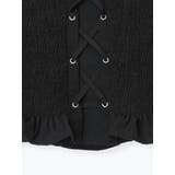 シャーリングレースアップブラウス | Re-J＆SUPURE | 詳細画像20 