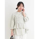 【WEB限定】[SET]ノーカラーシャツ×ビスチェ | Re-J＆SUPURE | 詳細画像1 