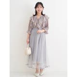 【WEB限定】２段フリルサテンブラウス | Re-J＆SUPURE | 詳細画像7 