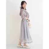 【WEB限定】２段フリルサテンブラウス | Re-J＆SUPURE | 詳細画像8 