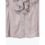 【WEB限定】２段フリルサテンブラウス | Re-J＆SUPURE | 詳細画像18 