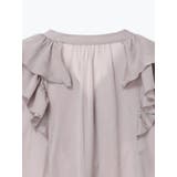 【WEB限定】２段フリルサテンブラウス | Re-J＆SUPURE | 詳細画像19 