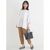 アクセサリー付き７分袖ぺプラムプルオーバー | Re-J＆SUPURE | 詳細画像6 