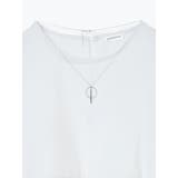 アクセサリー付き７分袖ぺプラムプルオーバー | Re-J＆SUPURE | 詳細画像12 