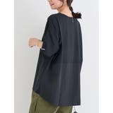 BACK異素材切り替えロゴ刺繡Tシャツ | Re-J&SUPURE | 詳細画像21