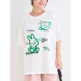 ウサギ×惑星プリントTシャツ | Re-J&SUPURE | 詳細画像1