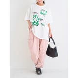 ウサギ×惑星プリントTシャツ | Re-J&SUPURE | 詳細画像4