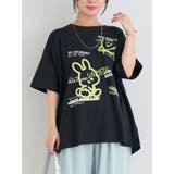 ウサギ×惑星プリントTシャツ | Re-J&SUPURE | 詳細画像6