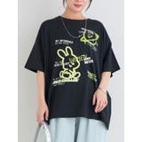 ウサギ×惑星プリントTシャツ | Re-J&SUPURE | 詳細画像7