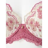 【脇高】[D85-I95］マーガレット刺繍ブラ＆ショーツ(モールドカップ) | Re-J＆SUPURE | 詳細画像7 