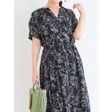 【接触冷感】ウエストリボンスキッパーシャツワンピース(無地 ストライプ柄 花柄) | Re-J&SUPURE | 詳細画像16