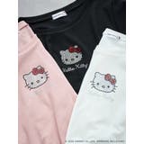【サンリオキャラクターズ】ハローキティラインストーン裾ドロストTシャツ | Re-J&SUPURE | 詳細画像2