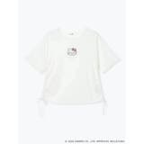 【サンリオキャラクターズ】ハローキティラインストーン裾ドロストTシャツ | Re-J&SUPURE | 詳細画像4