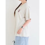 フェイクレザーロゴ刺繍ウサギTシャツ | Re-J&SUPURE | 詳細画像4